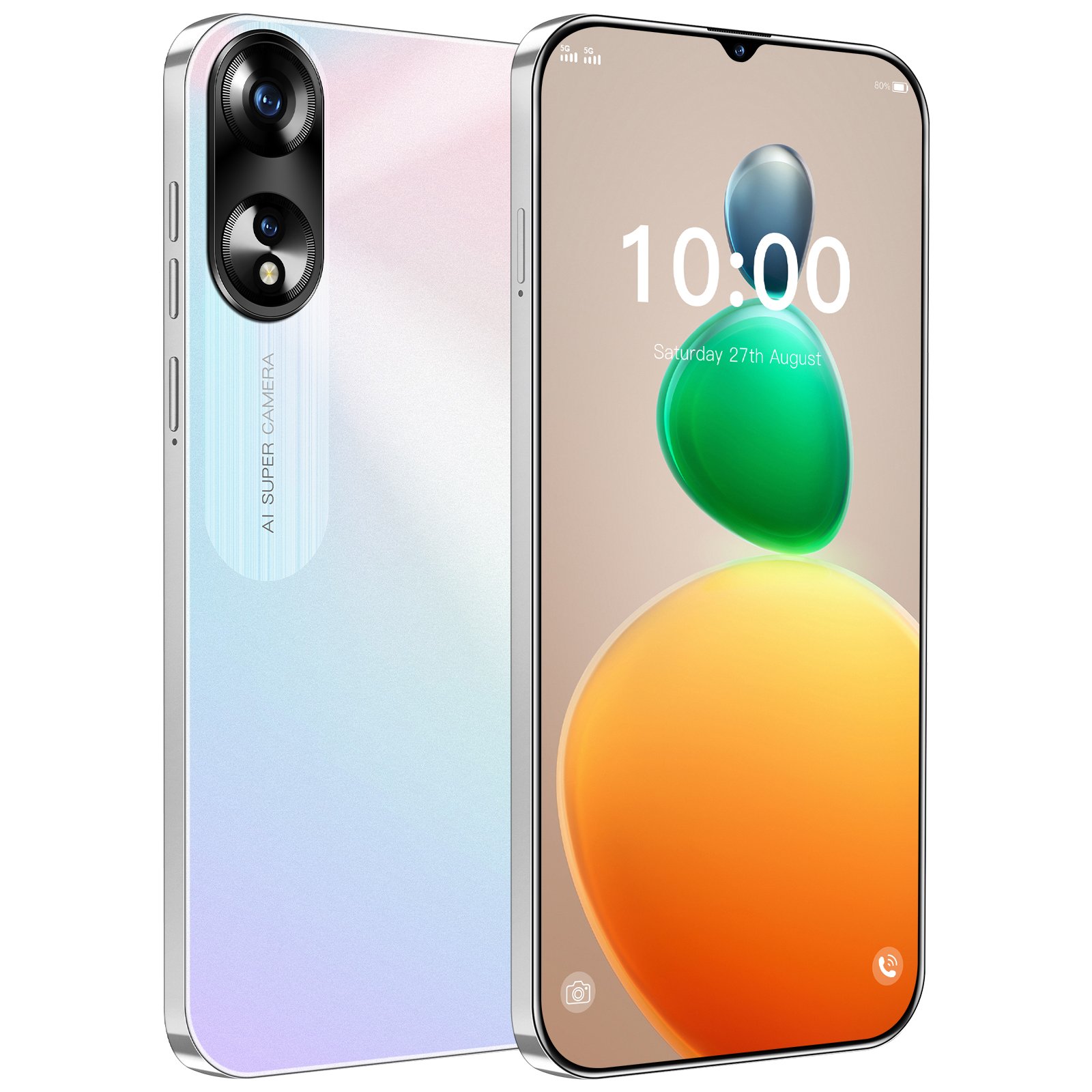 A38 4GB+64gB 6.86inch Fingerprint Android 13 Dual SIM mobile phone Face Identification Android 13 4G&3G Smartphone